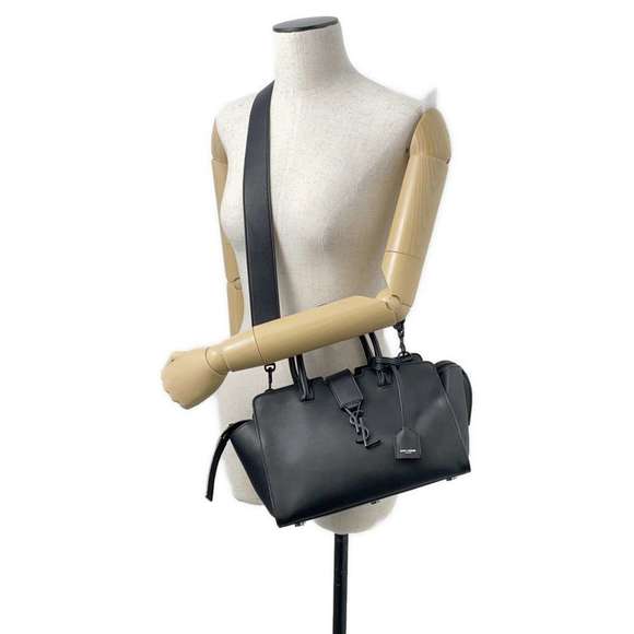 Saint Laurent Paris Baby Downtown Cabas 2way Shoulder Bag Black - Picture 5 of 16